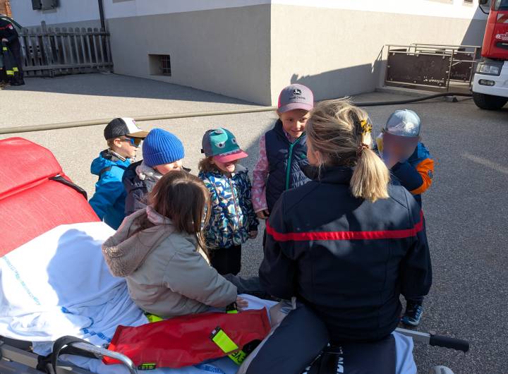 Intervention des pompiers à l'école maternelle Saint-Joseph de Praz-sur-Arly le 24/03/2026 - Marie-Anaïs Lien
