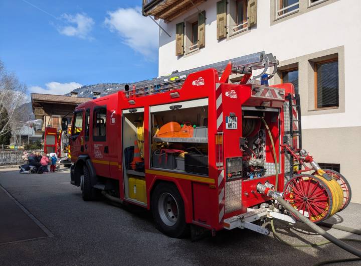 Intervention des pompiers à l'école maternelle Saint-Joseph de Praz-sur-Arly le 24/03/2026 - Marie-Anaïs Lien