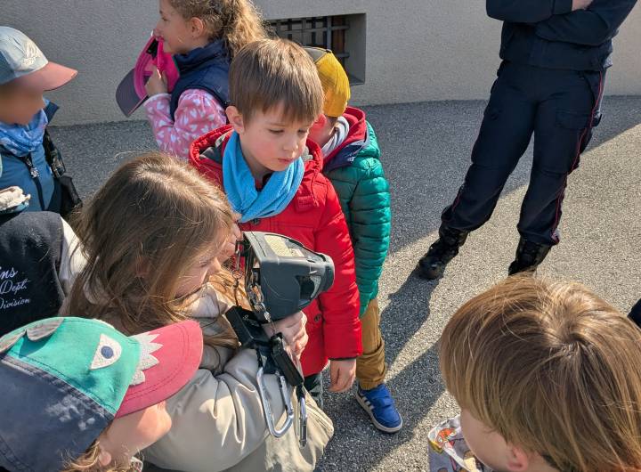 Intervention des pompiers à l'école maternelle Saint-Joseph de Praz-sur-Arly le 24/03/2026 - Marie-Anaïs Lien