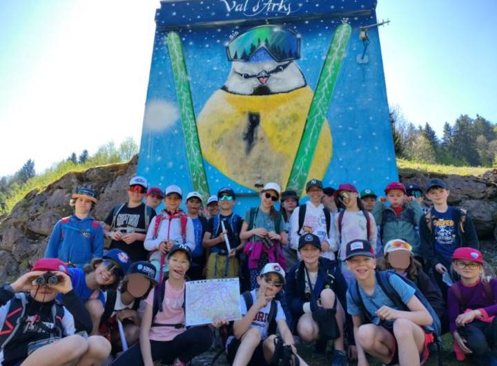 Journée "Exploration montagnarde" de la CCPMB et du CNM avec les CE1, CM1 et CM2 de l'école des Éterlous le 23/04/2026 - Françoise Perrin