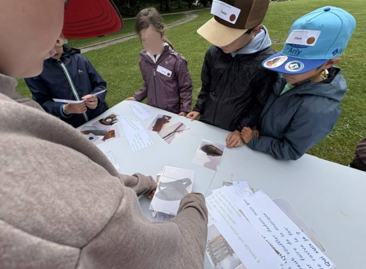 Opération « Une classe, un projet » organisée par la CCPMB au parc thermal du Fayet le 05/06/2026 © Valérie Feige