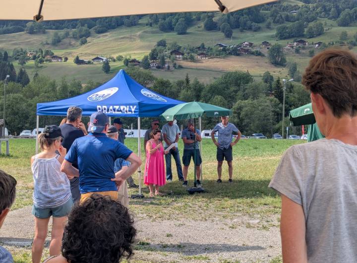 Lancement officiel de la révision du projet des Varins organisé au pied du télésiège du Crêt du Midi, le mercredi 5 août 2026 - Marie-Anaïs Lien