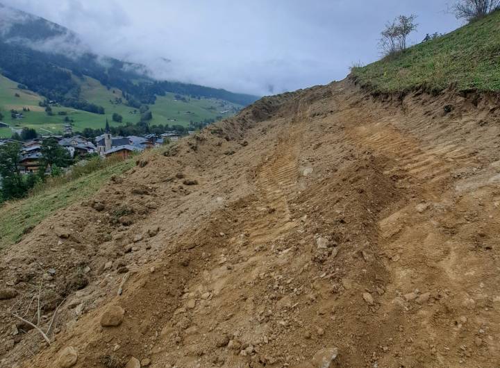 Création d'une piste d'accès au réservoir de la Côte le 10/09/2026 - Olivier Perrin