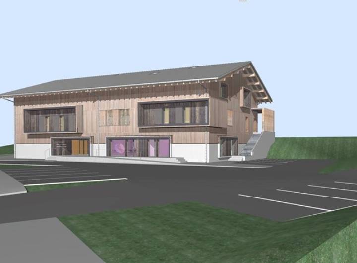 Quartier des Varins : perspective du chalet multifonction - Immalliance