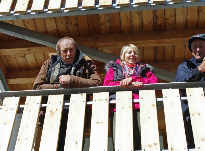 Pour finir l'inauguration, visite des appartements