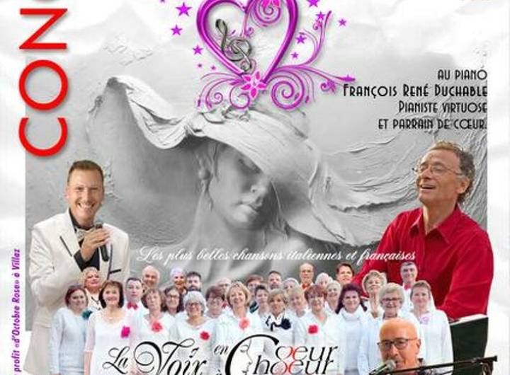 Octobre rose 2024 : Le 6 octobre, à Annecy-Seynod : concert avec François-René Duchable