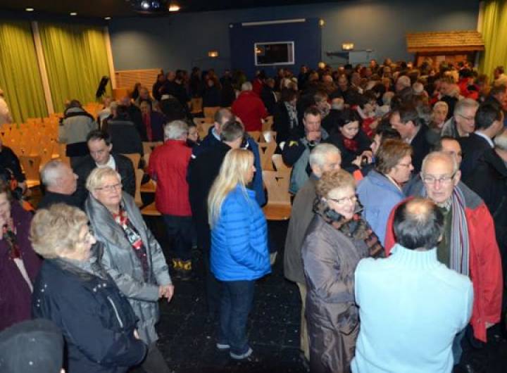 Cérémonie des vœux du maire au Belambra le 16 janvier 2024 - Sylvie Bessy ou Bernard Demonchy