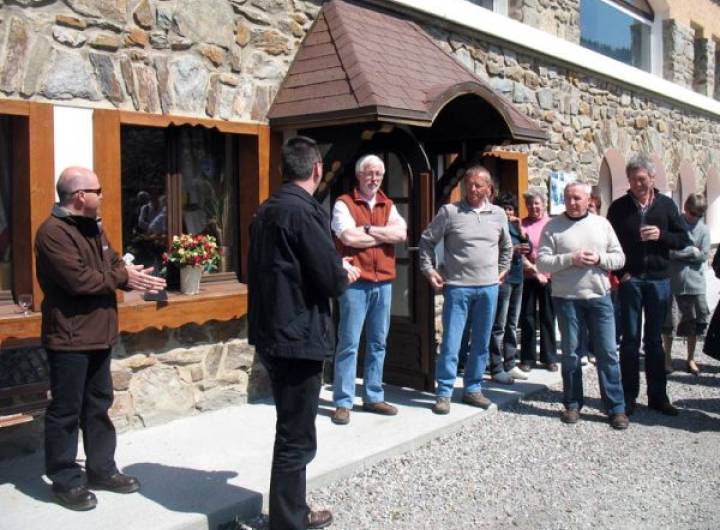 Remise du titre Citoyen d'honneur à Michel Thépaut lors de son pot de départ