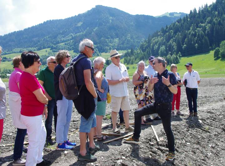 Séjour des Roscovites à Praz, 8-12 juin 2023 : visite du plan d'eau - Sylvie Bessy