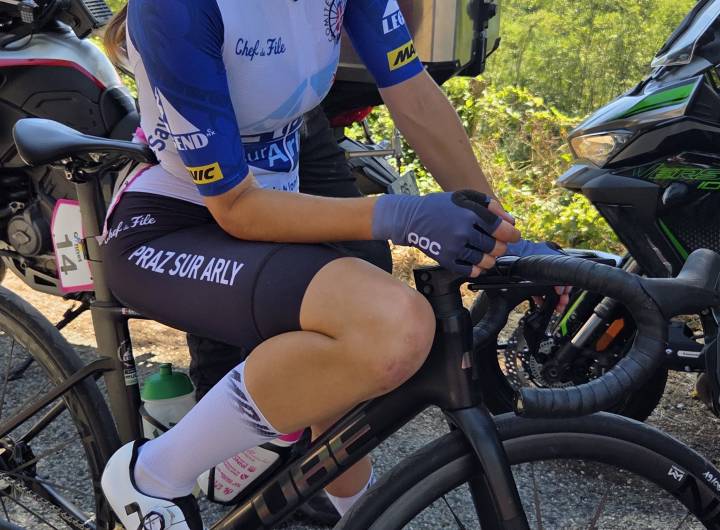 Mathilde Tritz durant le Grand Prix du Valromey Tour Féminin des 11 et 13 juillet 2025 - Frédéric Hurlin