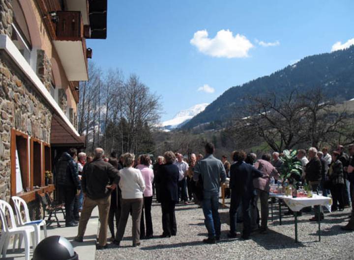 Remise du titre Citoyen d'honneur à Michel Thépaut lors de son pot de départ