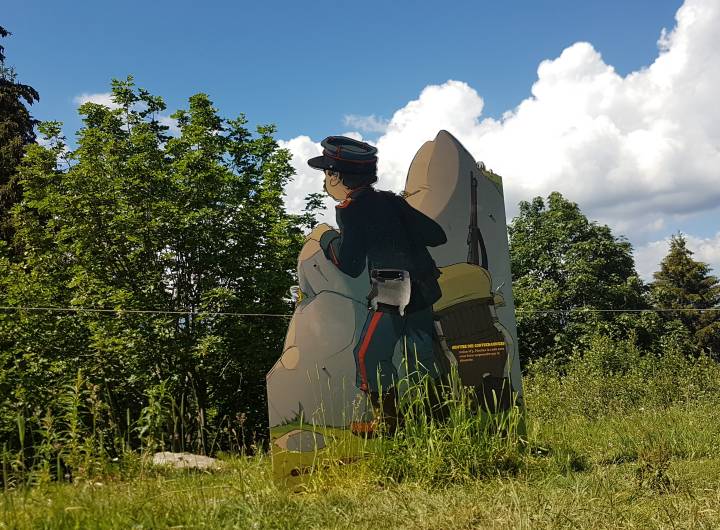 Chemin des contrebandiers via Ban rouge