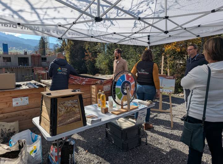 Site de compostage collectif des jardins partagés - Marie-Anaïs Lien