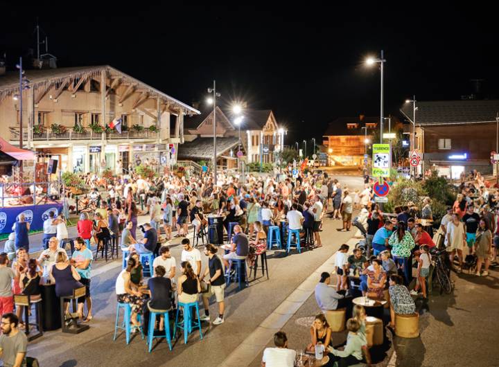 Un éclairage public pensé pour éclairer les usagers et non le ciel - Boris Molinier/Praz-sur-Arly Tourisme