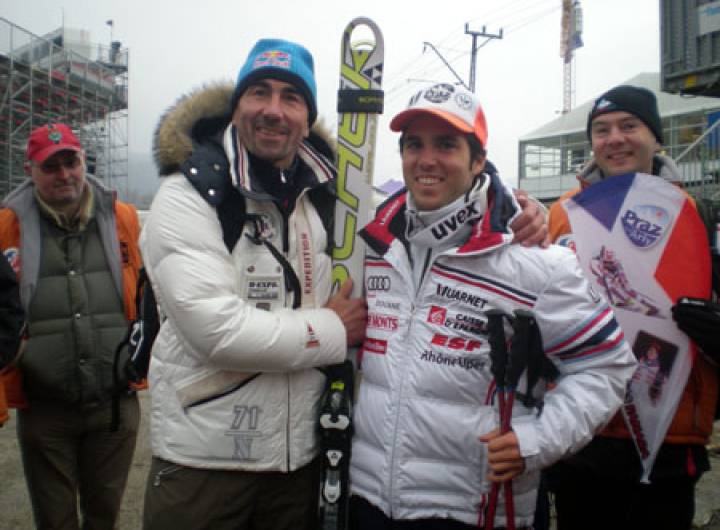 Fête du retour du champion du monde par équipe, Thomas Fanara, le 22 février 2011