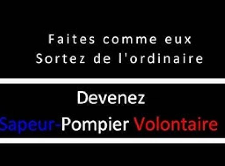 Affiche sur la recherche de sapeurs-pompiers volontaires