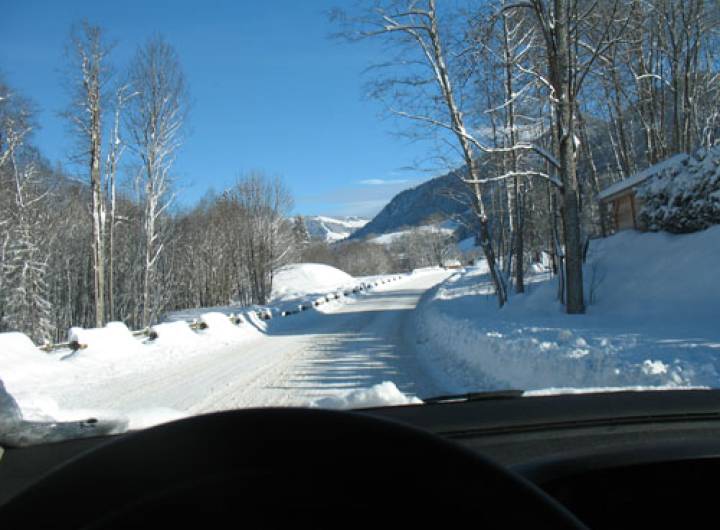Nouvelle route de l'Arly ouverte le 17 décembre 2010
