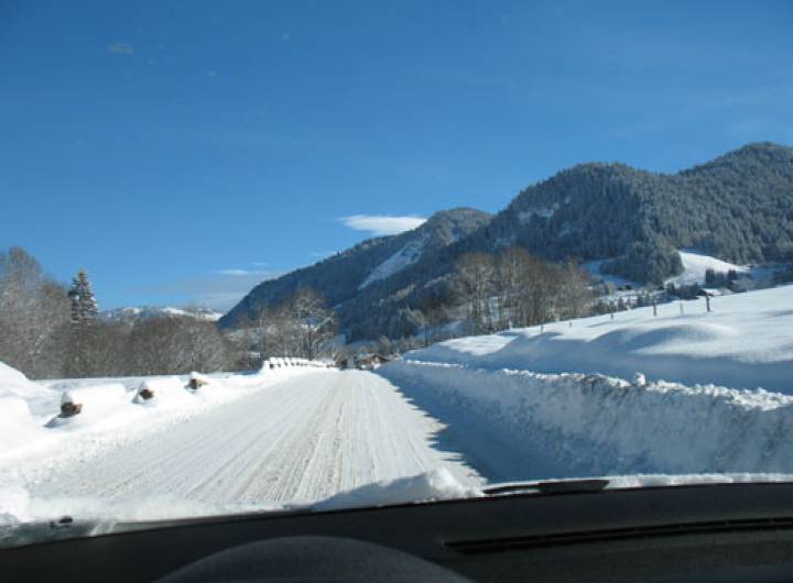 Nouvelle route de l'Arly ouverte le 17 décembre 2010