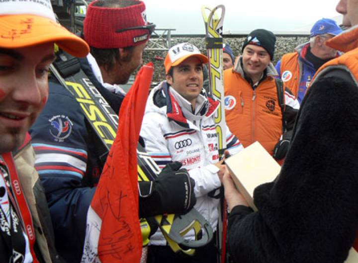 Fête du retour du champion du monde par équipe, Thomas Fanara, le 22 février 2011