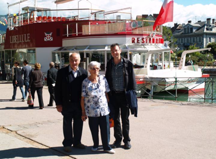 Sortie des Anciens : déjeuner sur le lac et visite de la ville d'Annecy le 13 septembre 2012