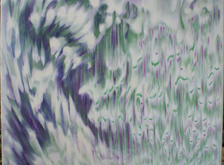 Œuvre de Nathalie Langlais intitulée "Perce-neige" - Nathalie Langlais