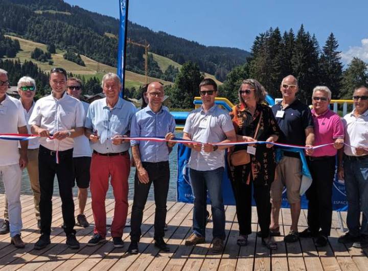 Inauguration du plan d'eau de Praz en juillet 2023 - Marie-Anaïs Lien