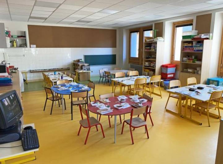 École maternelle Saint-Joseph, en classe : rentrée scolaire de septembre 2020