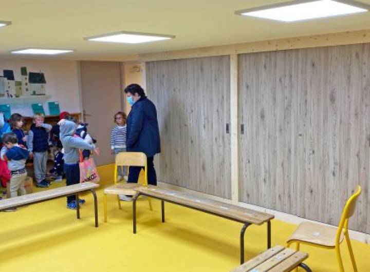 École maternelle Saint-Joseph, en classe : rentrée scolaire de septembre 2020