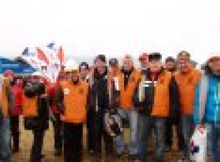 Fête du retour du champion du monde par équipe, Thomas Fanara, le 22 février 2011