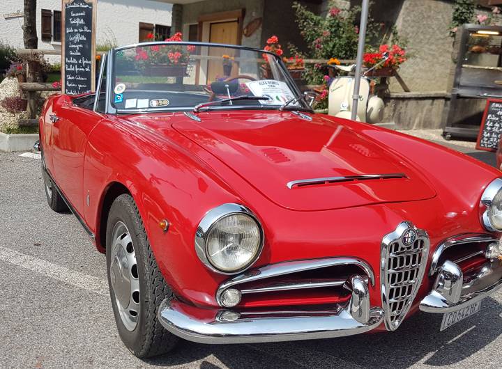 Rétromobile 2021 : Alfa Romeo 1964, du type Giulia 1600 Spider Veloce