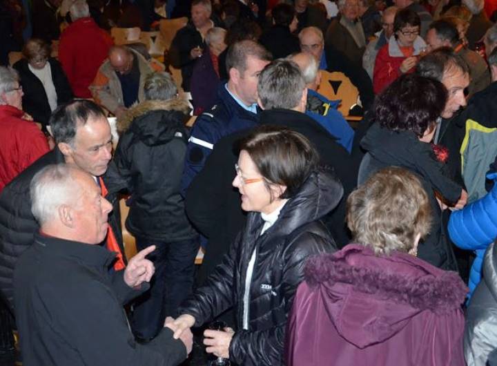 Cérémonie des vœux du maire au Belambra le 16 janvier 2024 - Sylvie Bessy ou Bernard Demonchy