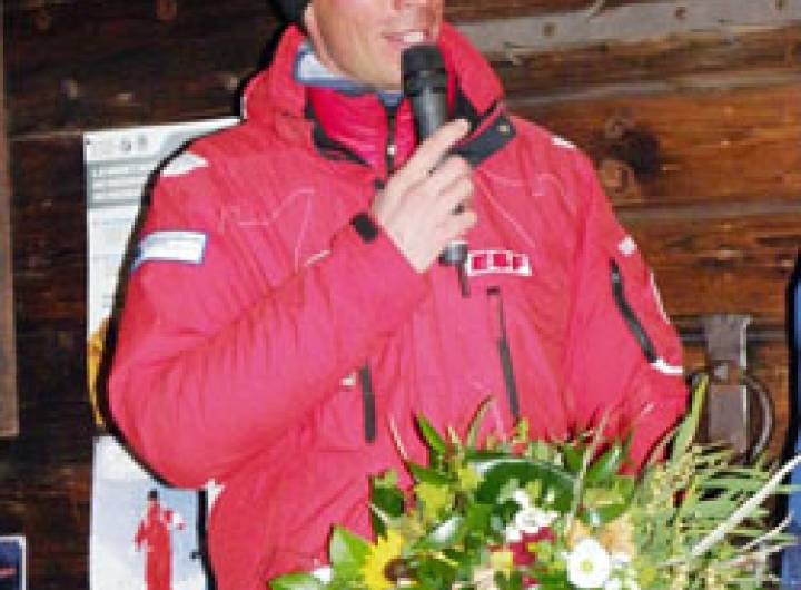 Accueil festif du vice-champion du monde, Yannick Buffet, le 3 mars 2011