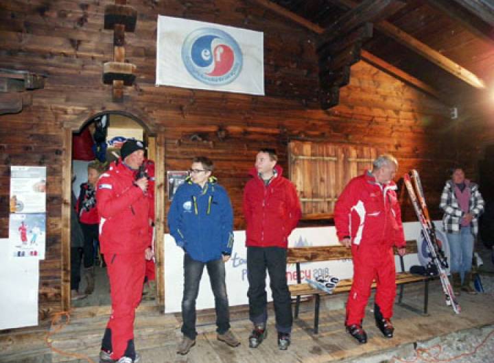 Accueil festif du vice-champion du monde, Yannick Buffet, le 3 mars 2011