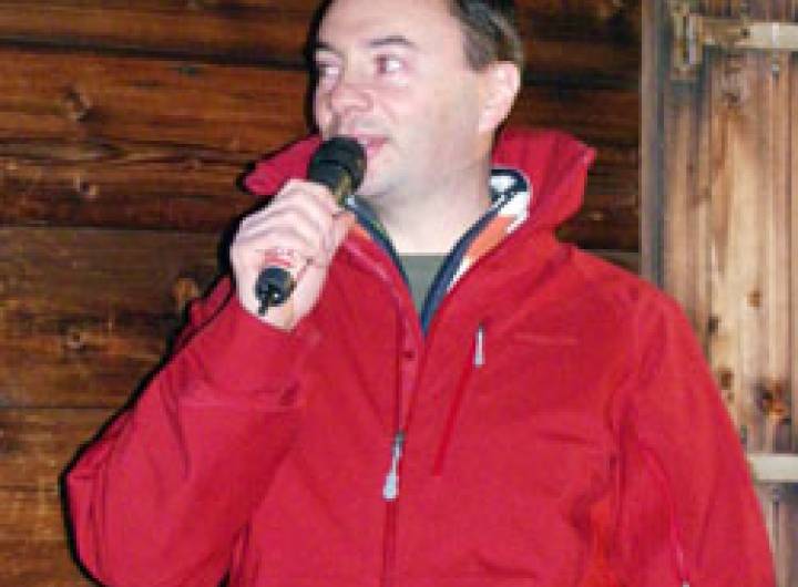 Accueil festif du vice-champion du monde, Yannick Buffet, le 3 mars 2011