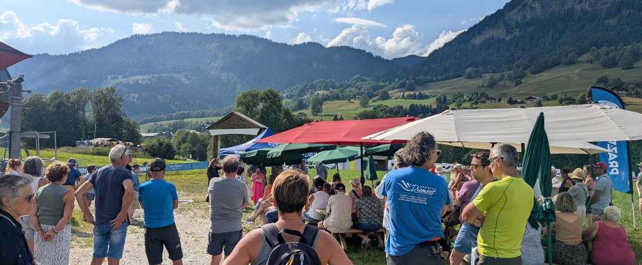 Lancement officiel de la révision du projet des Varins organisé au pied du télésiège du Crêt du Midi, le mercredi 5 août 2026 - Marie-Anaïs Lien