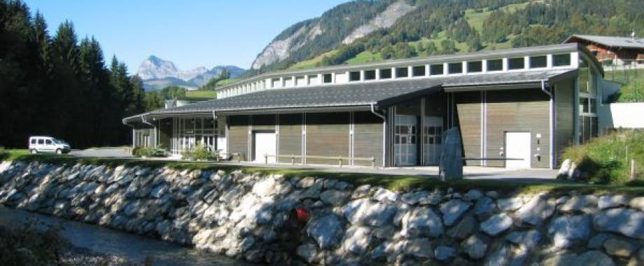 Station d'épuration située à Praz