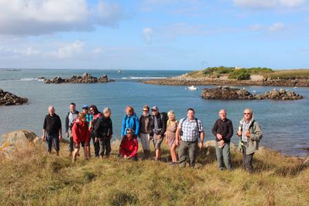 Jumelage Praz/Roscoff : une 12aine de membres de Praz montagne à Roscoff en septembre 2012