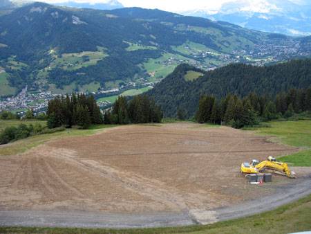 Derniers travaux relatifs au réseau de neige de culture d'août 2011