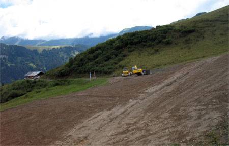 Derniers travaux relatifs au réseau de neige de culture d'août 2011