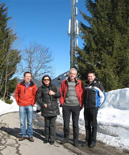 Réception du chantier TNT aux Contamines le 28 février 2012