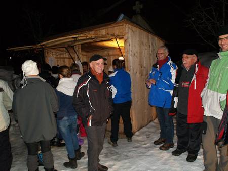 Vente de crêpes au profit du jumelage, réalisée en 2012