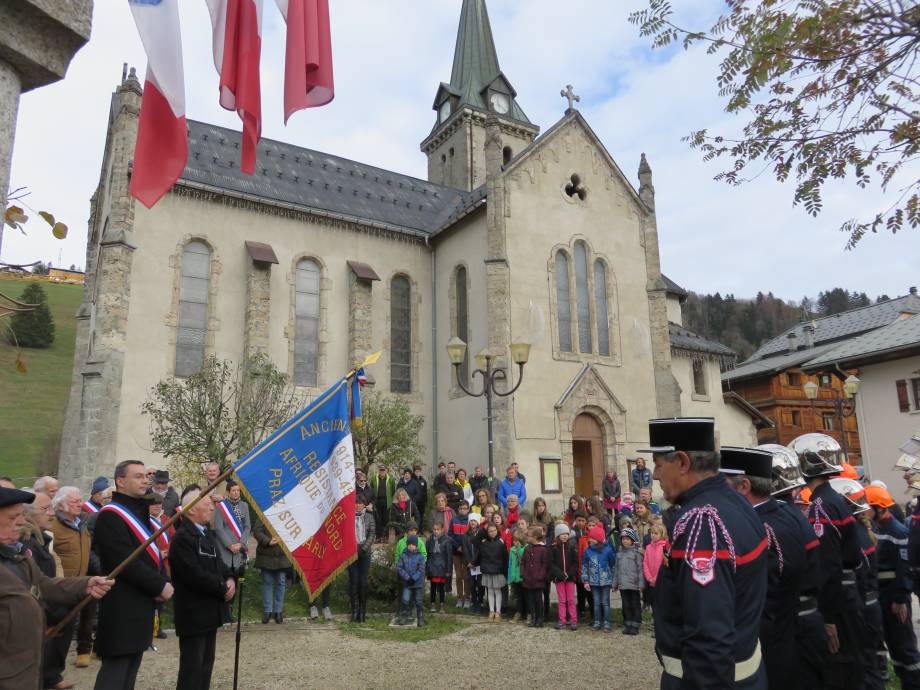 Cérémonie du 11 novembre 2019 à Praz-sur-Arly