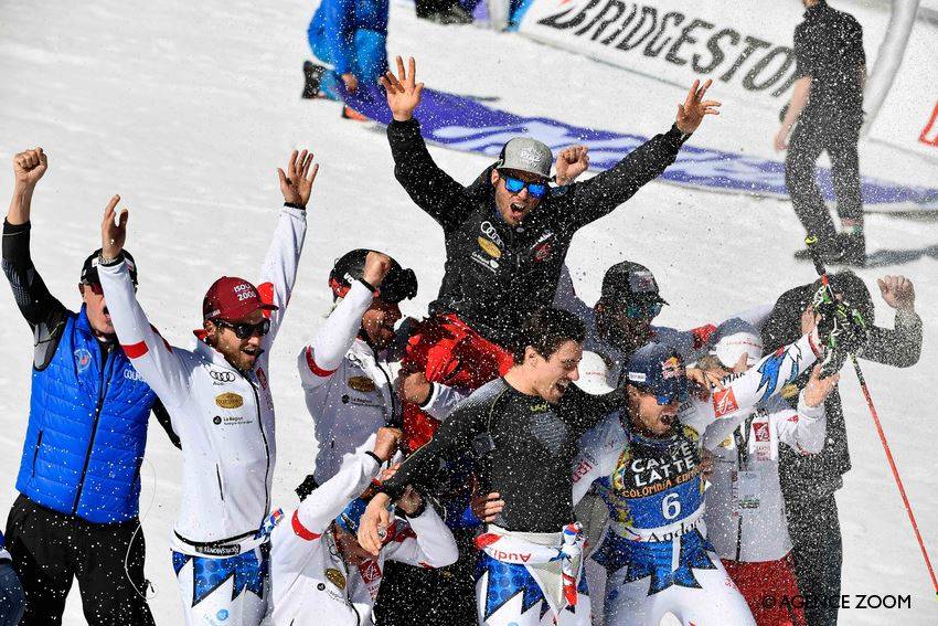 Dernière Coupe du monde de géant de Thomas Fanara le 16 mars 2019 - Agence Zoom