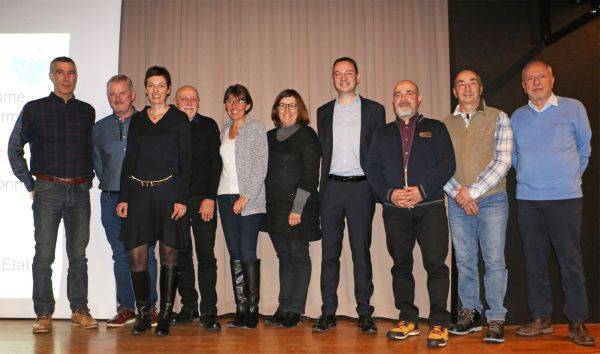 Vœux de la Municipalité au club L'Alisier de Belambra le 30 janvier 2020 - Céline Combes
