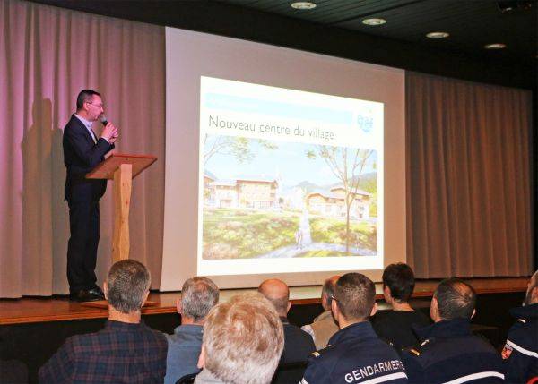 Vœux de la Municipalité au club L'Alisier de Belambra le 30 janvier 2020 - Céline Combes