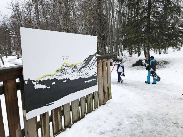 Vernissage de l'exposition &quot;Patrimoine contemporain : la naissance du tourisme de montagne&quot; d'Adrianna Wojcik Muffat-Jeandet - Praz sur Arly Tourisme