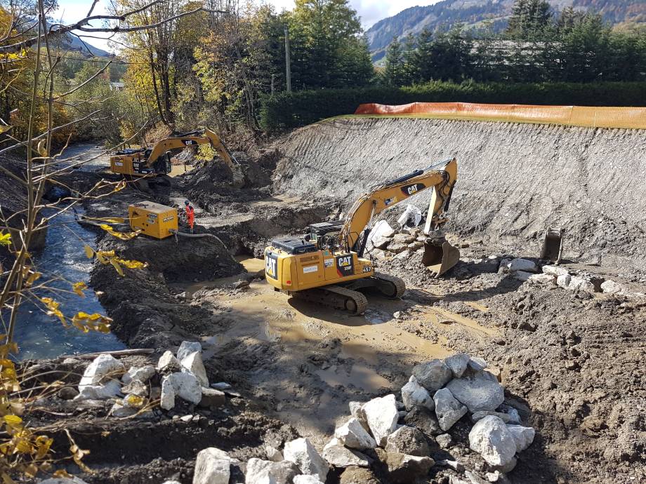 Avancée du chantier au pont de l'Île le 10 octobre 2022 - Marie-Anaïs Lien