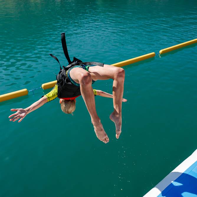 Plan d'eau de Praz en été 2023 - Boris Molinier/Praz sur Arly Tourisme