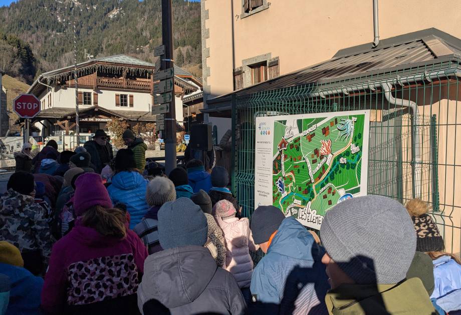 Plan réalisé par une artiste de Passy - Marie-Anaïs Lien