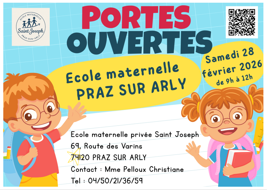 Portes ouvertes de l'école maternelle Saint-Joseph de Praz - OGEC École Saint-Joseph